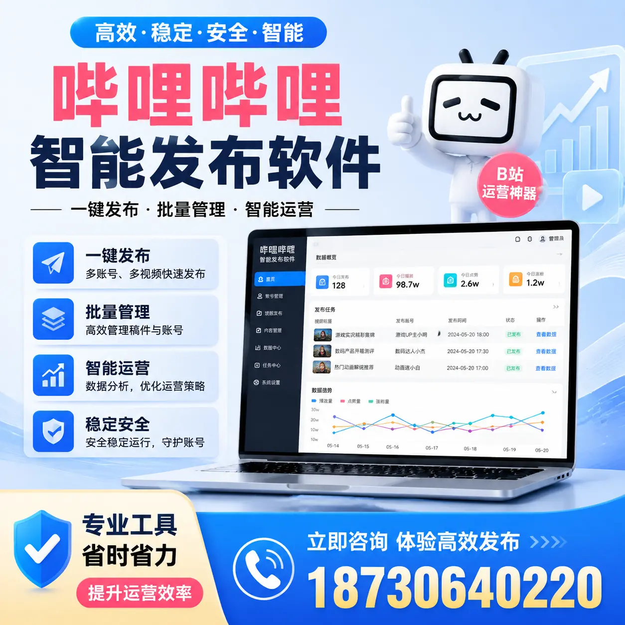 解密哔哩哔哩智能发布软件：功能与优势分析在 博尔塔拉